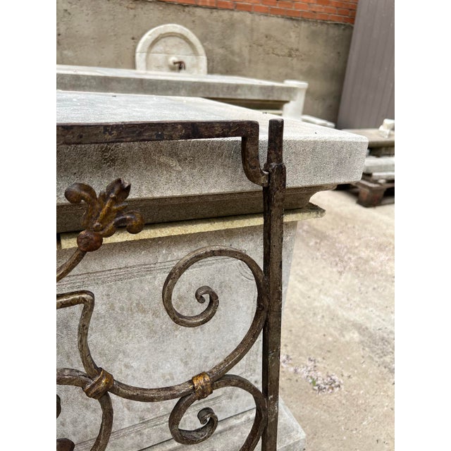 Pair of 17th/18th Century Forged Iron Low Gates From Haute-Savoie, France For Sale - Image 13 of 18