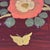 Vintage Japanese Floral Butterfly Lacquerware Trinket Jewelry Box For Sale - Image 11 of 12