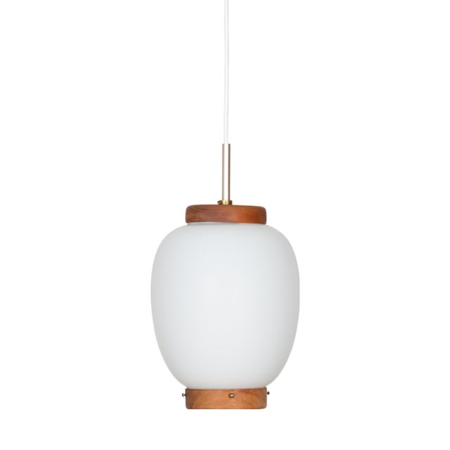 Vintage Pendant Lamp by Bent Karlby for Lyfa, 1946 For Sale