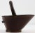 Brown Leather Pipe Bucket For Sale - Image 4 of 4