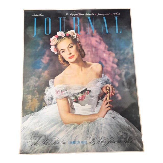 Vintage 1940's Ladies Home Journal Newsstand Poster For Sale