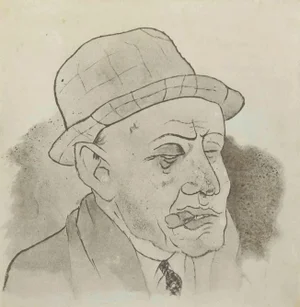 George Grosz, Cover for Ecce Homo, Lithograph and Offset, 1923