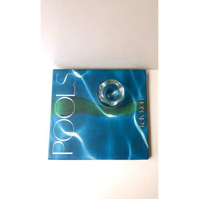 Sky Blue Daum France Crystal Bowl or Ashtray For Sale - Image 8 of 11