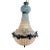 1970s French Charcoal Bronze Crystal Chandelier - 1 Pc For Sale