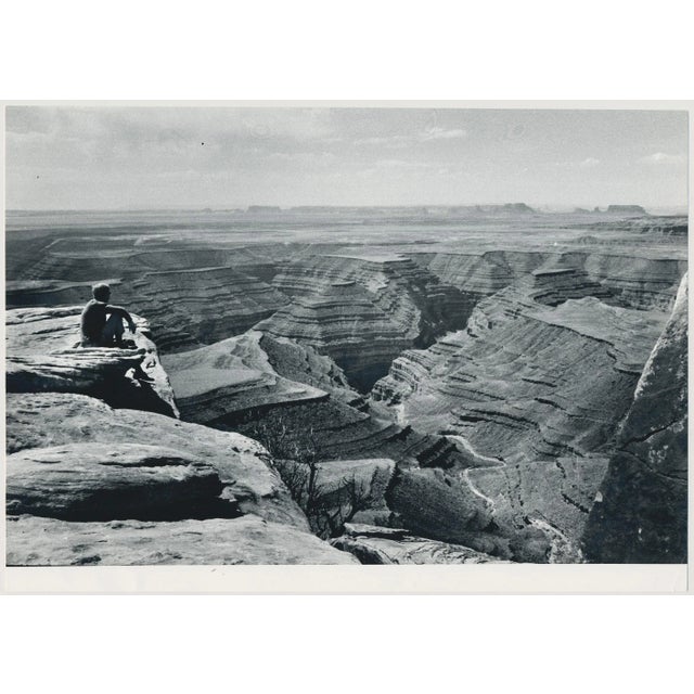 1960s Person, Canyon, Utah, 1960s, Black and White Photograph For Sale - Image 5 of 5