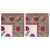 Poppy Magenta Napkins - a Pair For Sale - Image 9 of 9