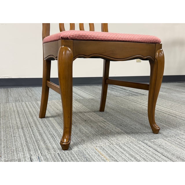 French Art Nouveau Inspired Dining Chair ~ Set of 6 For Sale In Saint Louis - Image 6 of 8