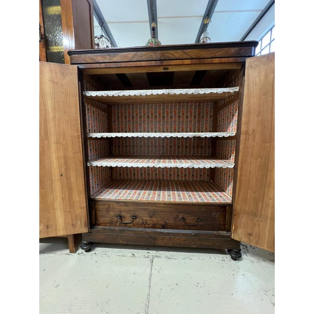 Vintage Wardrobe in Wood, 1950s For Sale - Image 9 of 16