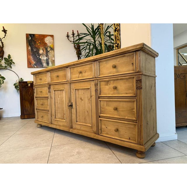 Antique Chest of 8 Drawers For Sale - Image 3 of 18