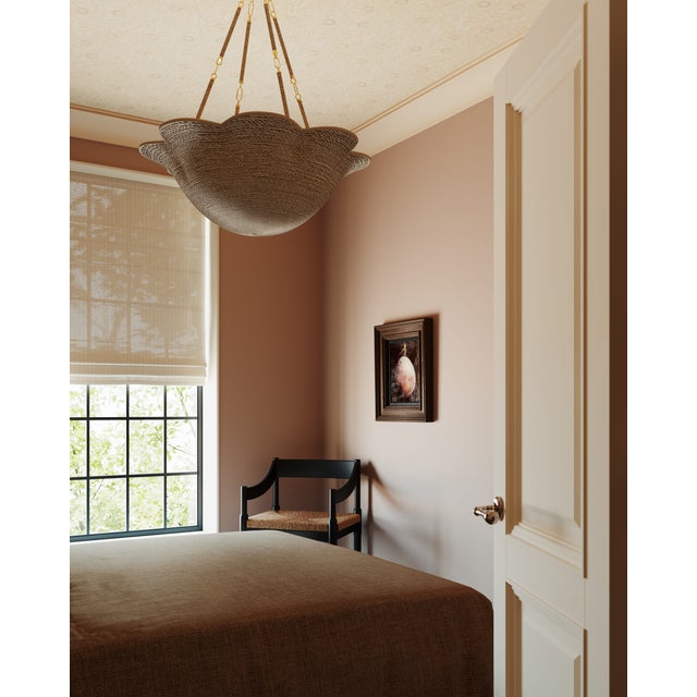Gold Hudson Valley Lighting Ardonia 38 in. 6 Light Chandelier in Vintage Gold Leaf Finish For Sale - Image 8 of 9