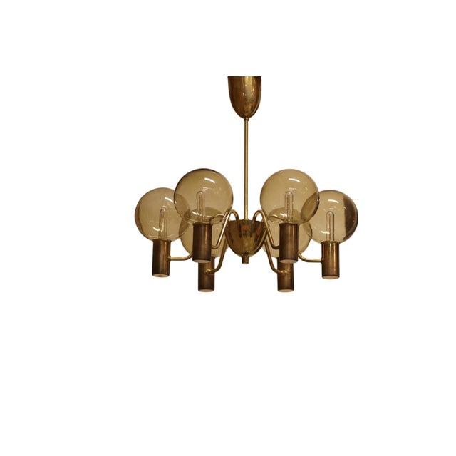 Mid-Century Modern Ceiling Lamp Model T-372/6 Patricia by Hans Agne Jakobsson for Hans-Agne Jakobsson Ab Markaryd, 1960s For Sale - Image 3 of 18