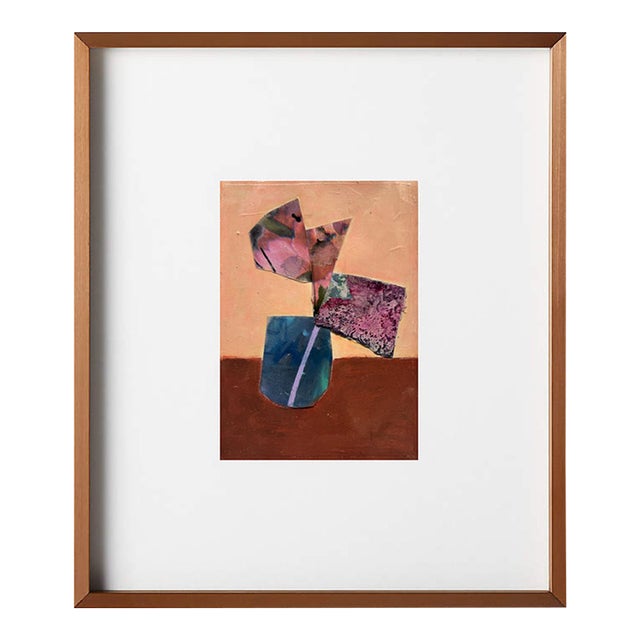 "Free Woman 1" Original Mixed-Media Collage on Paper by Zac Woodiel For Sale