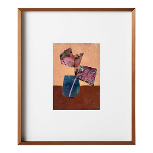 "Free Woman 1" Original Mixed-Media Collage on Paper by Zac Woodiel