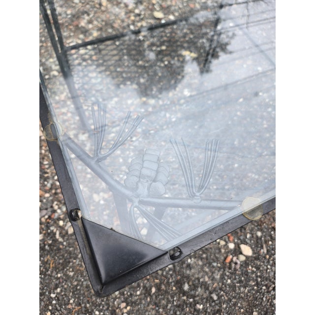 Russell Woodard Vintage Woodard Pinecrest Outdoor End Table For Sale - Image 4 of 10