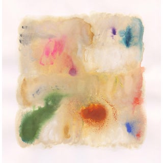 "Morphos", Colorful Abstract in Square Format by Tina Marrin 30x30 For Sale