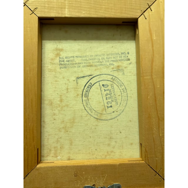 Italian 1970s Giacomo Linari, Paris Cityscape Painting, Mid Century, Framed For Sale - Image 3 of 8