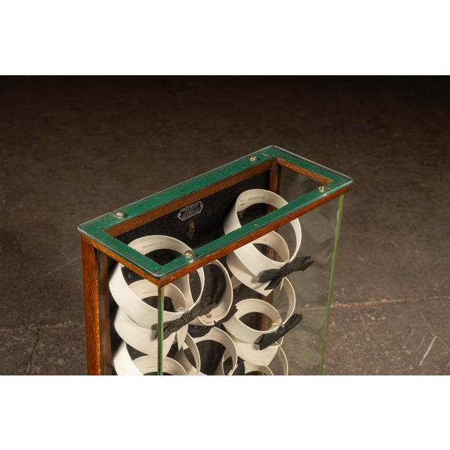 Early 20th C. Philadelphia Haberdashery Collar Display Case For Sale In Chicago - Image 6 of 13