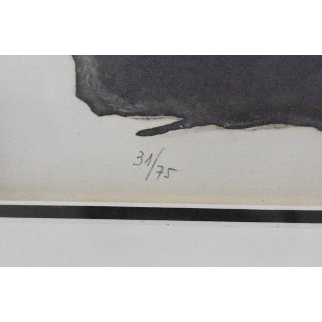 Paint Antoni Tàpies, Spanish Post Modern Abstract Aquatint Color Etching Antoni Tapies, 1979 For Sale - Image 7 of 9