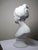 Bust of Louise Brongniard After Houdon in White Biscuit Porcelain, 1930s For Sale - Image 6 of 13