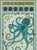 Maritime hand-colour sheet depicting an octopus with 912) seashells in a gilt bamboo frame! Image Sz: 21 1/4"H x 11 1/4"W
