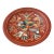Vintage Norwegian Rosemaling Hand‑Painted Wooden Plate For Sale