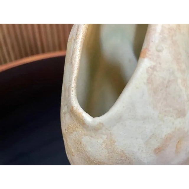 Sculptural Greek Studio Ceramic Art Vases by Nikos Dazelidis, 1960s, Set of 2 For Sale - Image 17 of 18