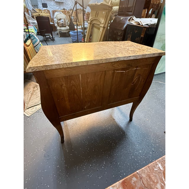Late 19th Century French Louis XV Marble Top Bombe Chest For Sale - Image 12 of 12