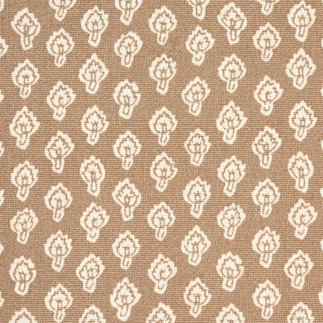 Contemporary Sample - Schumacher x Mark D. Sikes Hyacinth Indoor/Outdoor Fabric in Neutral For Sale - Image 3 of 6