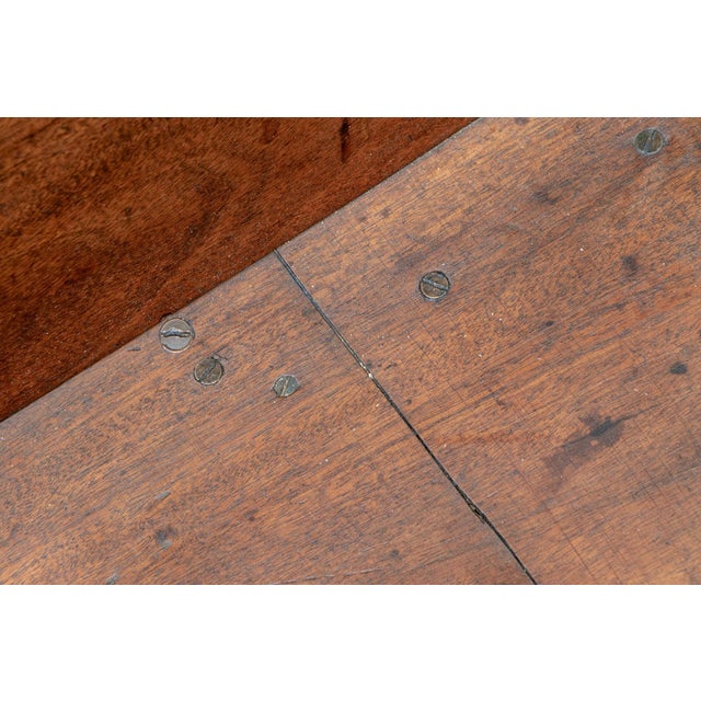 French Antique French Walnut Child’s Garden Wheelbarrow For Sale - Image 3 of 16