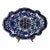 Vintage Bombay Company Blue and White Oriental Oblong Tray For Sale