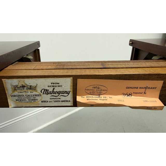 Henkel Harris 2211 29 Solid Mahogany Queen Anne Dining Table For Sale - Image 13 of 16