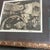Original 4.25 x 5.25 lithograph on paper signed bottom right Overall size with original mat & frame is 7.25 x 8.25