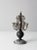 Mid-Century Modern Vintage Silver and Wood Candleabra For Sale - Image 3 of 9
