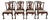 Set of 8 Mahogany Chippendale Style Dining Chairs For Sale