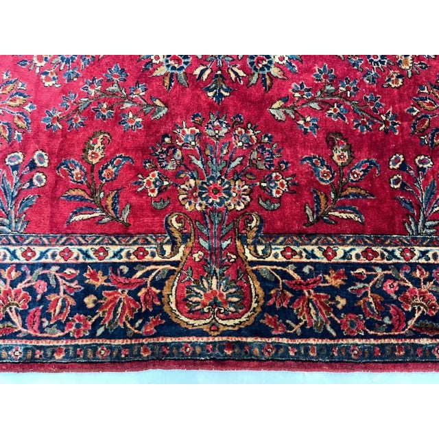 Persian Antique Persian Manchester Kashan , 4'x 6' For Sale - Image 3 of 8