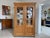 Farmhouse Rustic Display Cabinet For Sale - Image 4 of 11