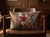 Handmade Mocha Velvet Tropical Cushion Cover For Sale - Image 4 of 15