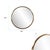 Metal Yorkville Brass Small Round Mirror For Sale - Image 7 of 7