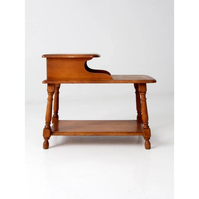 Mid-Century Ranch Style End Table For Sale - Image 4 of 8