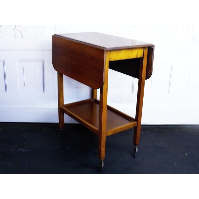 Mid-Century Modern Drop Leaf Trolley, 1950s For Sale - Image 9 of 12