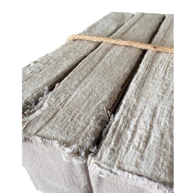 Restoration Hardware Large Tomes in Taupe – Set of 3 Handcrafted French-Inspired Decorative Books For Sale - Image 9 of 12