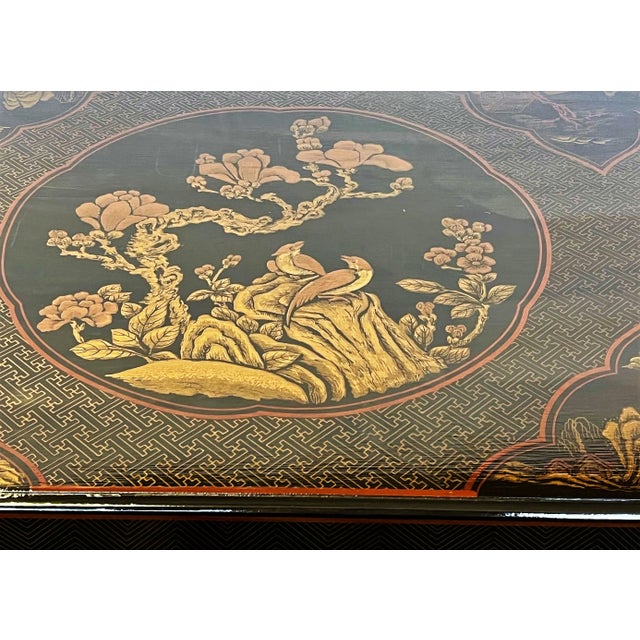 Drexel Heritage Vintage Drexel Heritage Chinoiserie Altar Style Console Table For Sale - Image 4 of 13