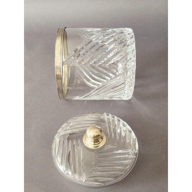 Crystal and 800 Silver Lidded Box by Mario Cioni, Florence, 1960s For Sale - Image 6 of 18