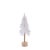 2020s Flocked Pine Tree Tabletop Décor (Set of 3) For Sale - Image 5 of 6