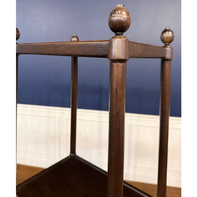 Dark Gray Pair of Matching Etageres From the Thomas O’Brien Collection of Century Furniture For Sale - Image 8 of 17