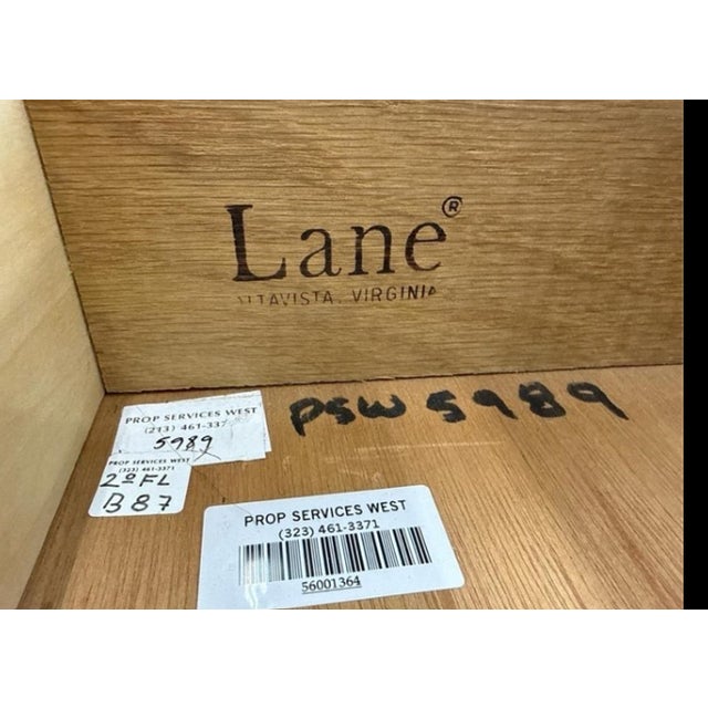 Lane Furniture Vintage Lane Gothic Revival Tall Chest of Drawers With Pierced Arch Detail For Sale - Image 4 of 6
