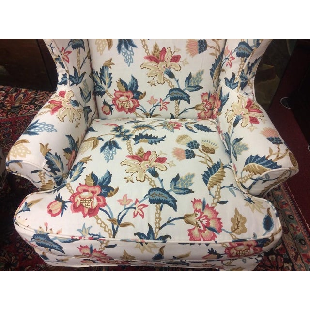 Vintage Wingback Chairs, the Pair For Sale - Image 13 of 17