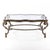 Metal 1940s French Art Deco Coffee Table in the Style of Gilbert Poillerat For Sale - Image 7 of 11