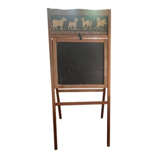 1951 Transogram Chalkboard Desk Easel For Sale