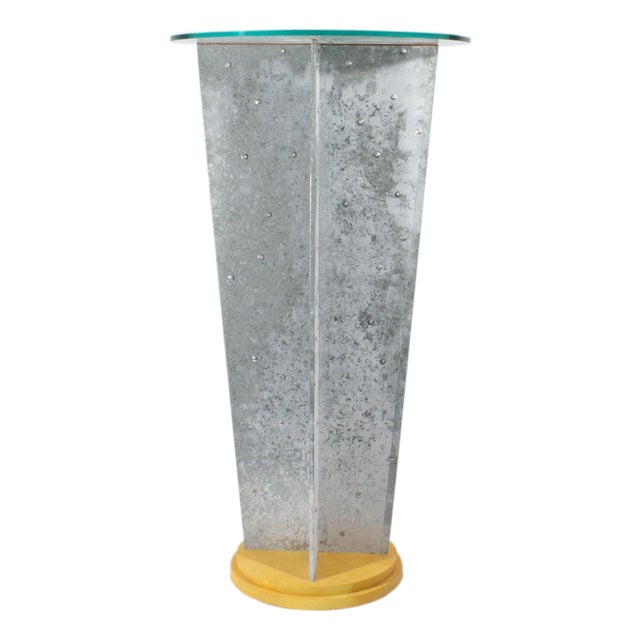 Postmodern Pedestal Stand by Georgia Strange For Sale